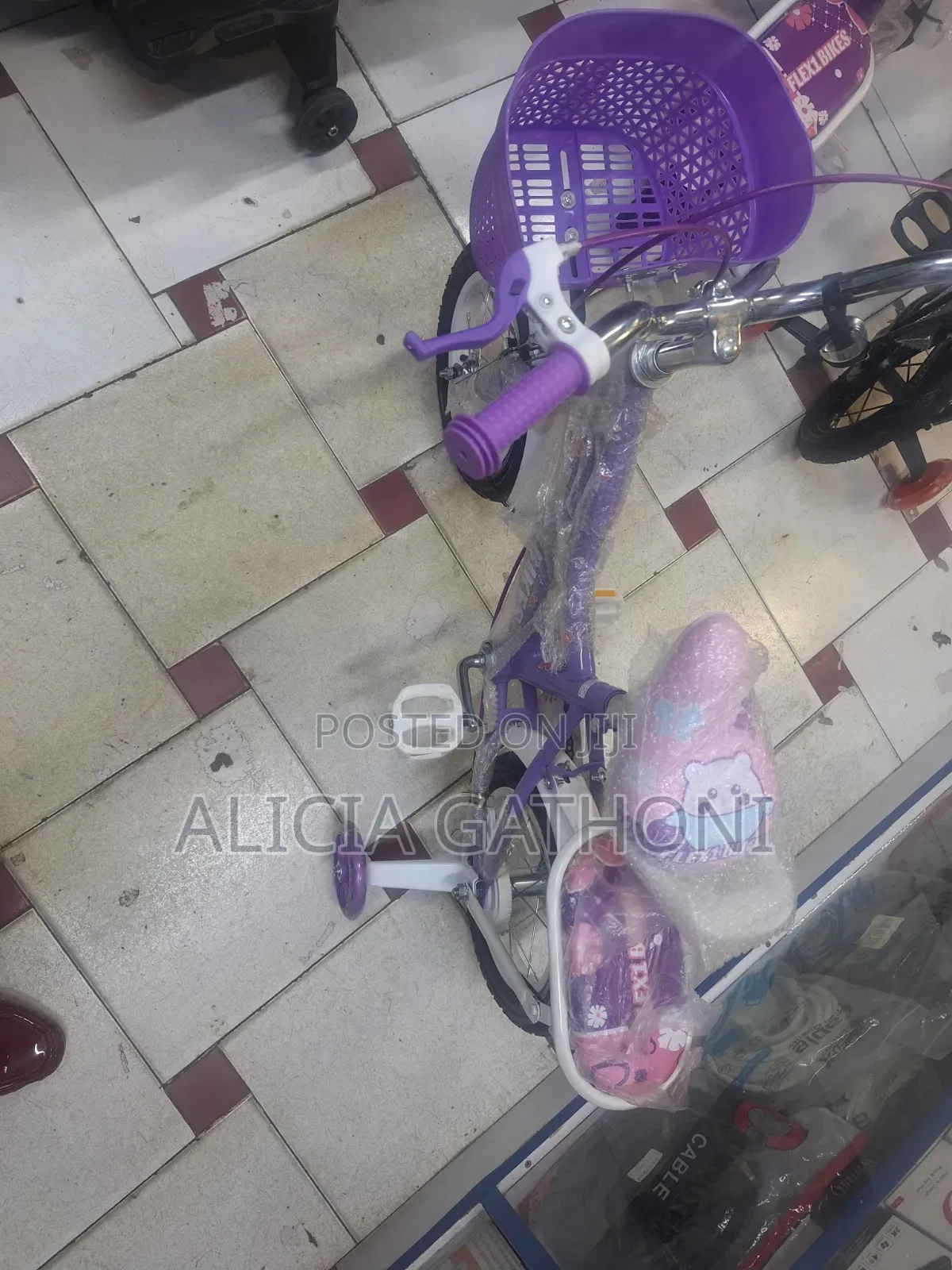 Ki'd Bicycle Size 12 Purple