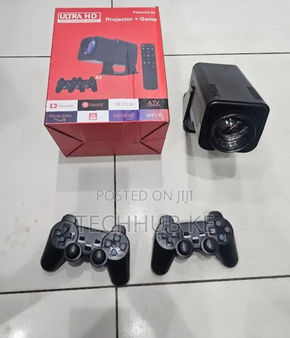Mini Projector With Android Tv Gaming Console Hy320 Wifi 6 Projector