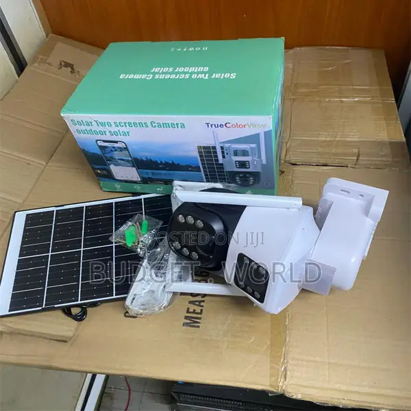 Solar 4g Dual Lens PTZ Camera – 360° Wireless Outdoor Security With Si