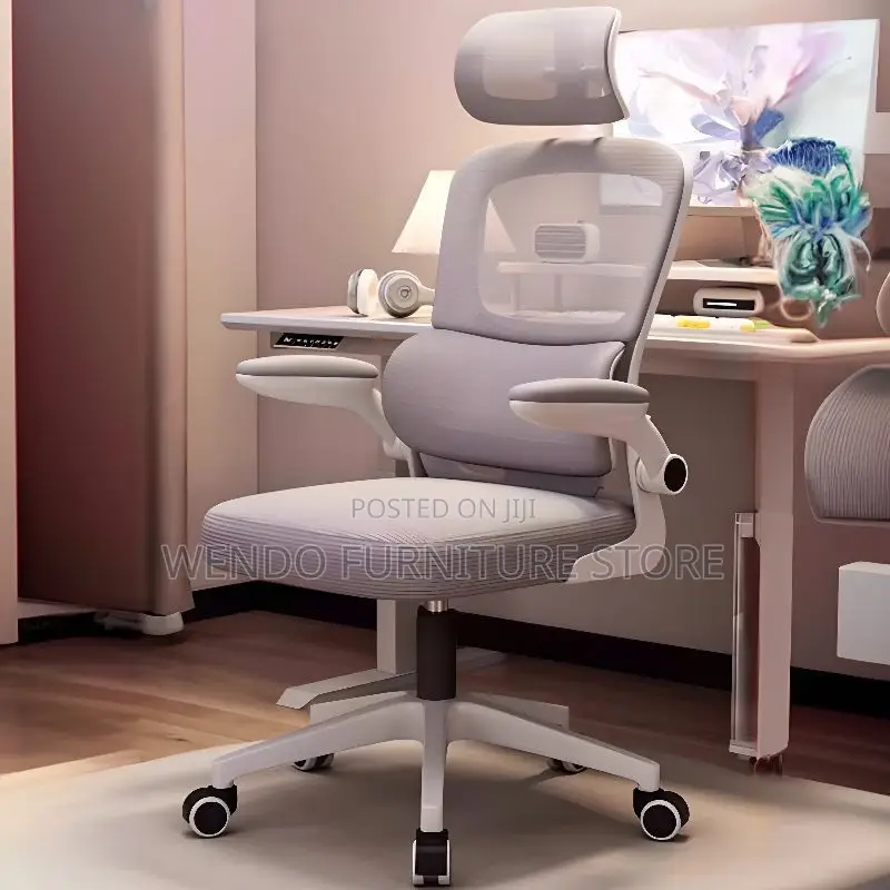 Office Chairs; White Orthopedic Recliner Fabric Office Chairs