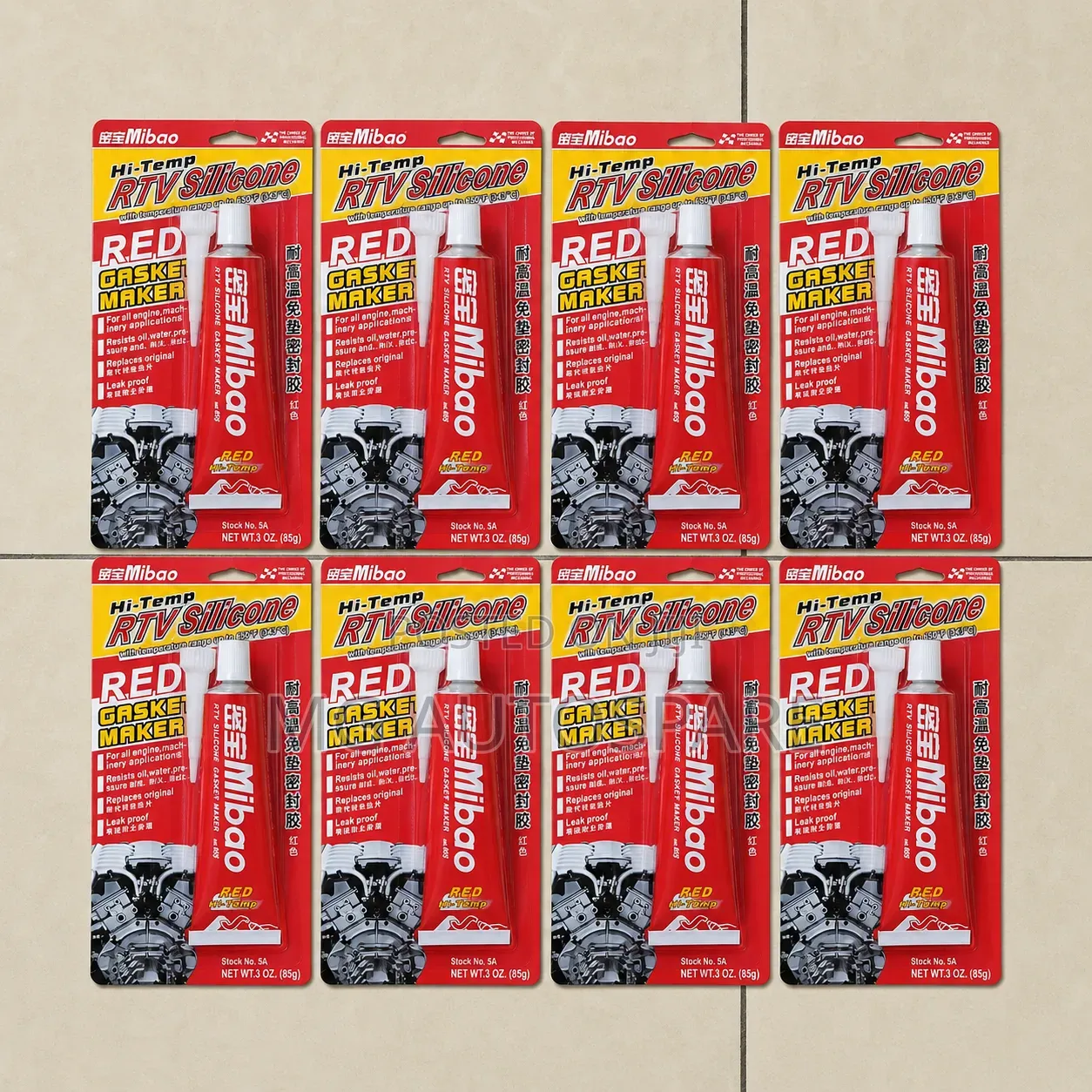 Mibao Hi-temp Red Rtv Silione Gasket Maker