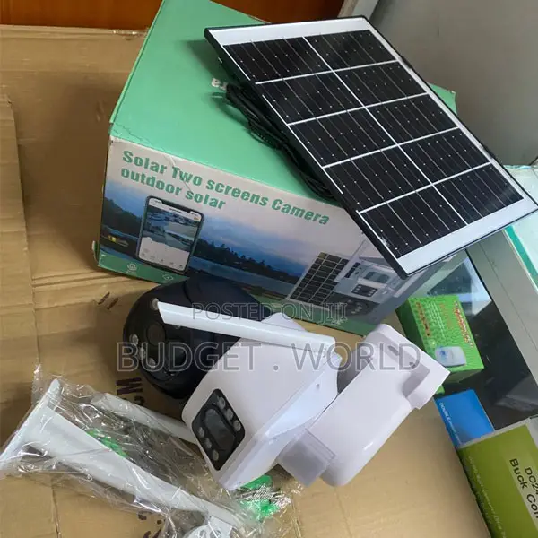 Solar Powered PTZ Camera With Sim Slot – Dual Lens Outdoor Protection