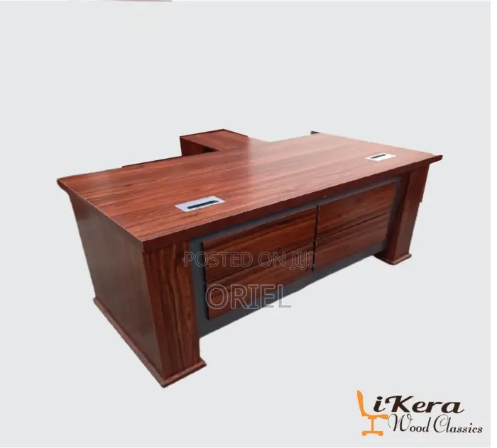 Office Desk : 180cm Walnut Executive Office Desk