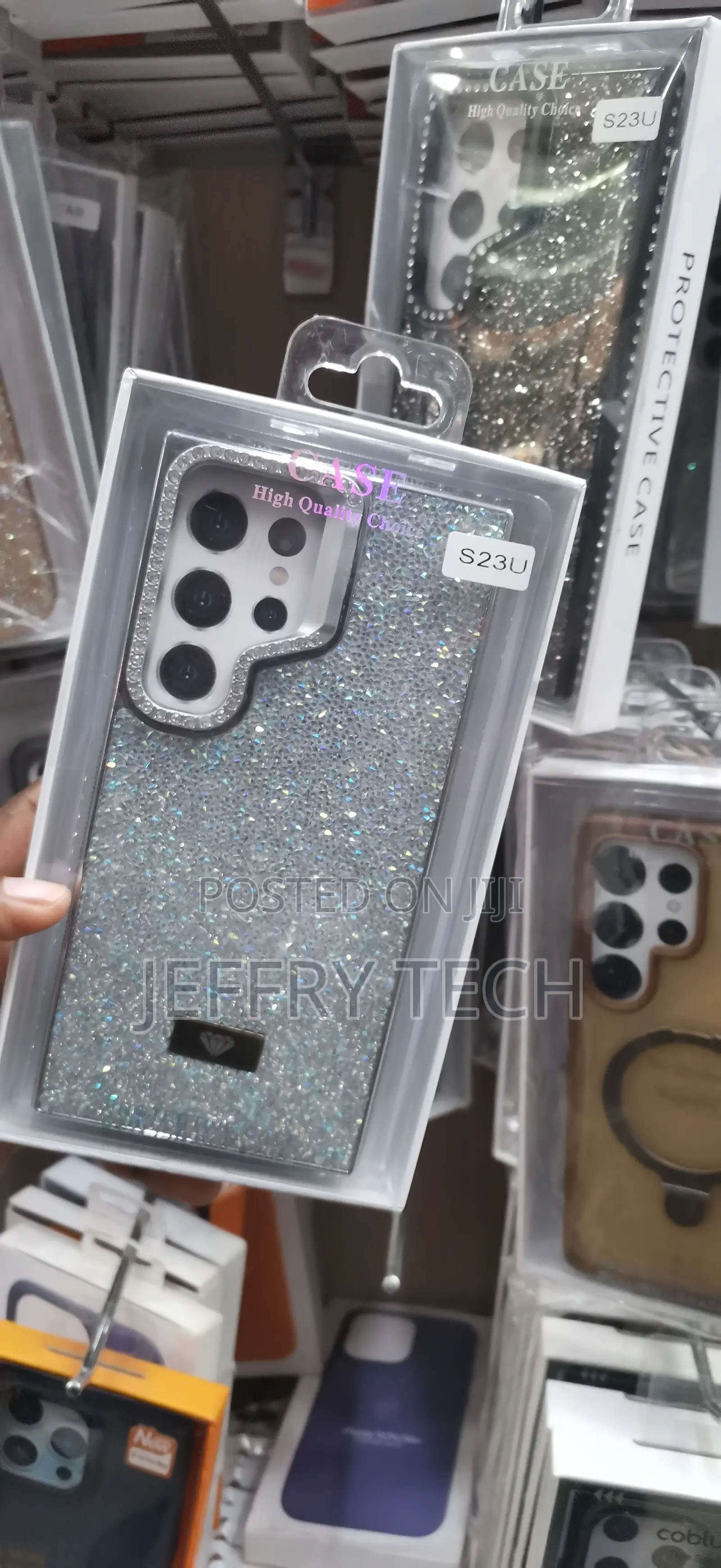 Samsung Galaxy S23 Ultra All-Over Crystal Finish Case
