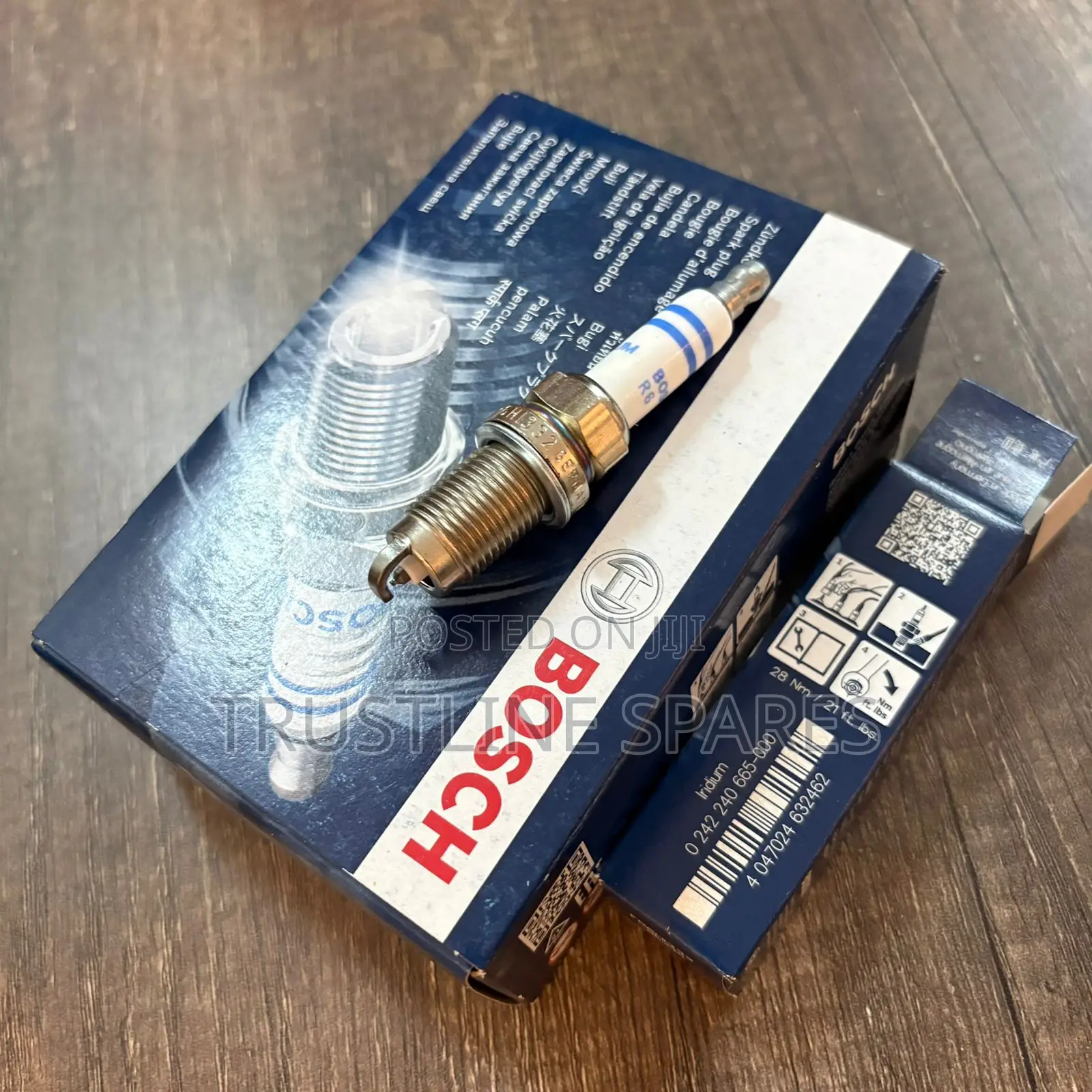 Audi A3 Original German Bosch Spark Plugs - Premium Ignition Quality