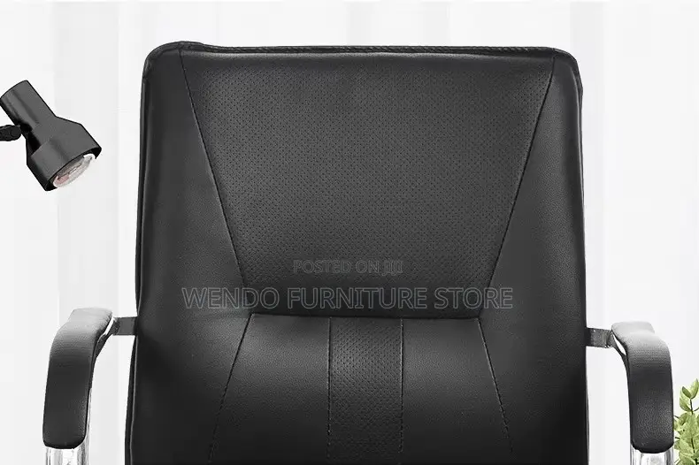 Office Chairs; Leather Armed Visitors Office Chairs
