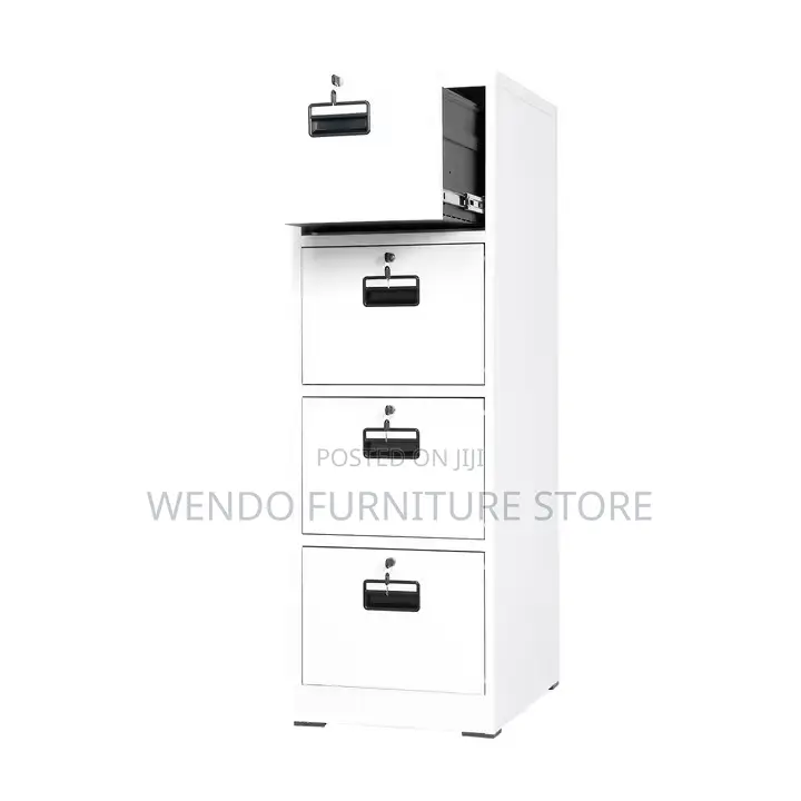 Office Cabinet; Four Drawers Metallic Office Filing Cabinet