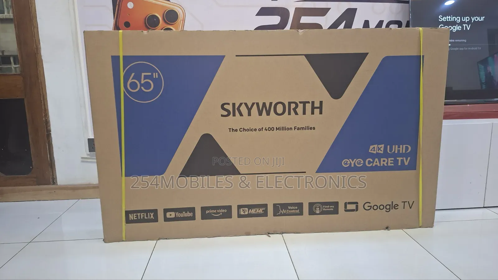 Skyworth 65 Inch Led Smart Google Tv – HDR Display 65g6500h -