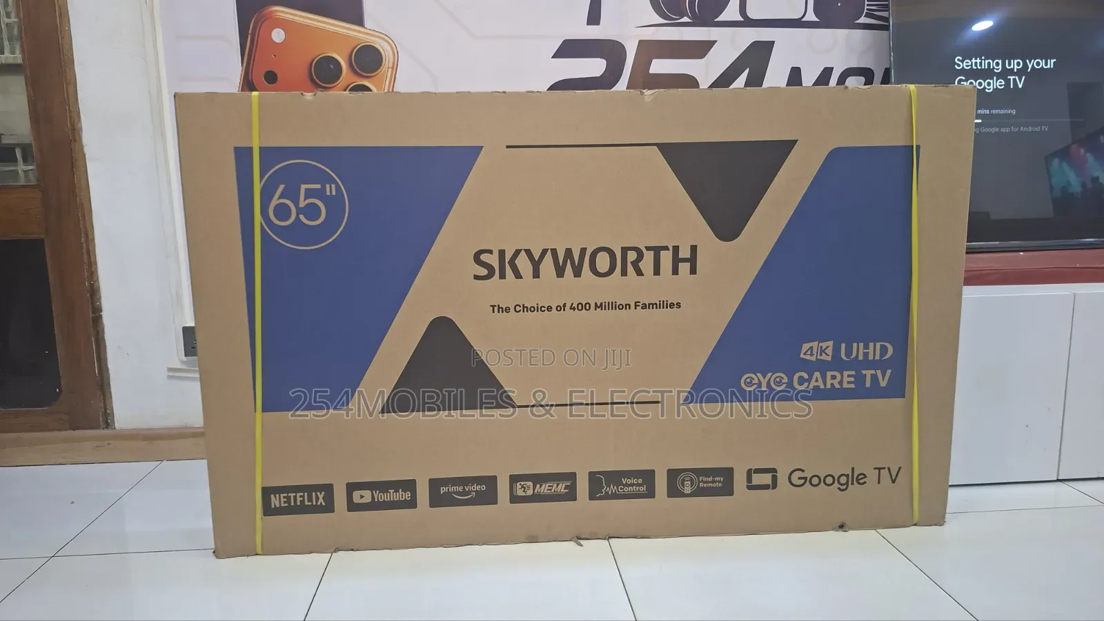 Skyworth 65 Inch Led Smart Google Tv – HDR Display 65g6500h -