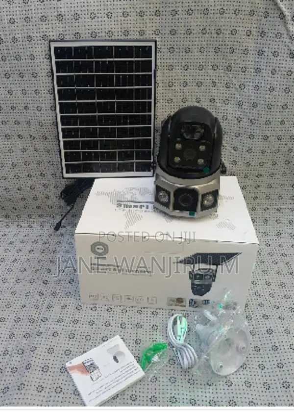;;Premium 4g Solar PTZ CCTV – Day Night Protection