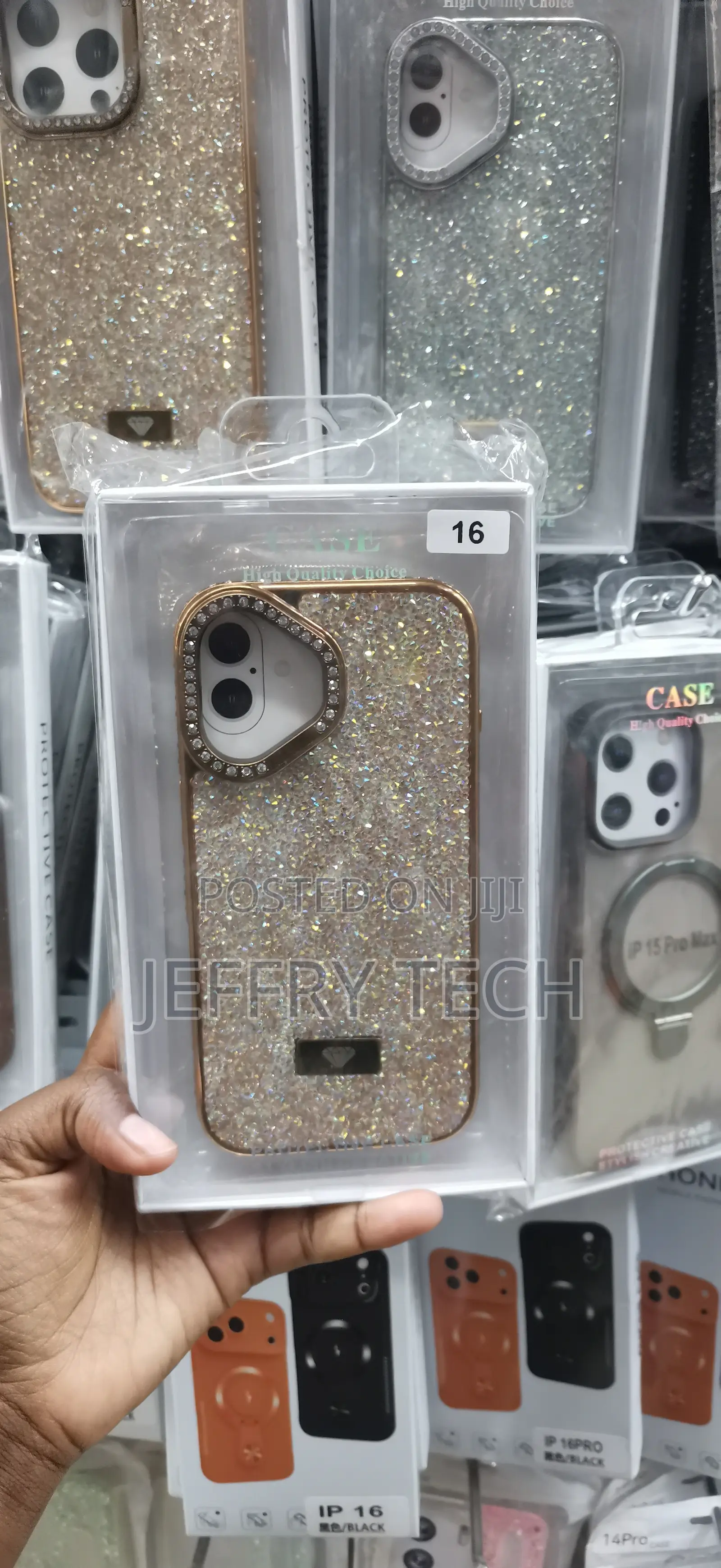 iPhone 16 Diamond-Shaped Accent and a Gem-Lined Camera Bezel Case