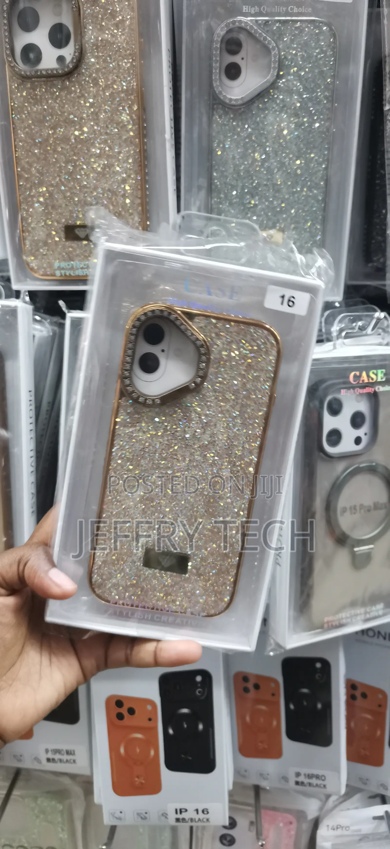 iPhone 16 Diamond-Shaped Accent and a Gem-Lined Camera Bezel Case