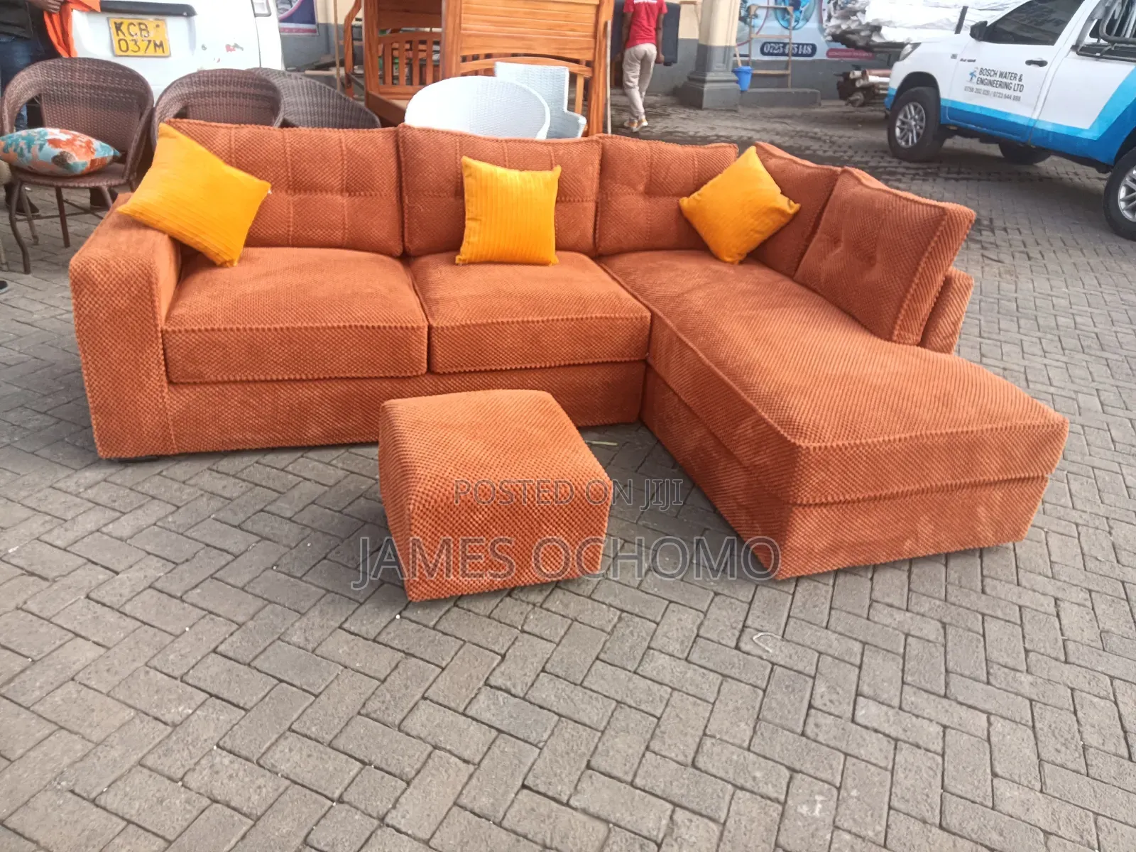 L Shaped Seat
