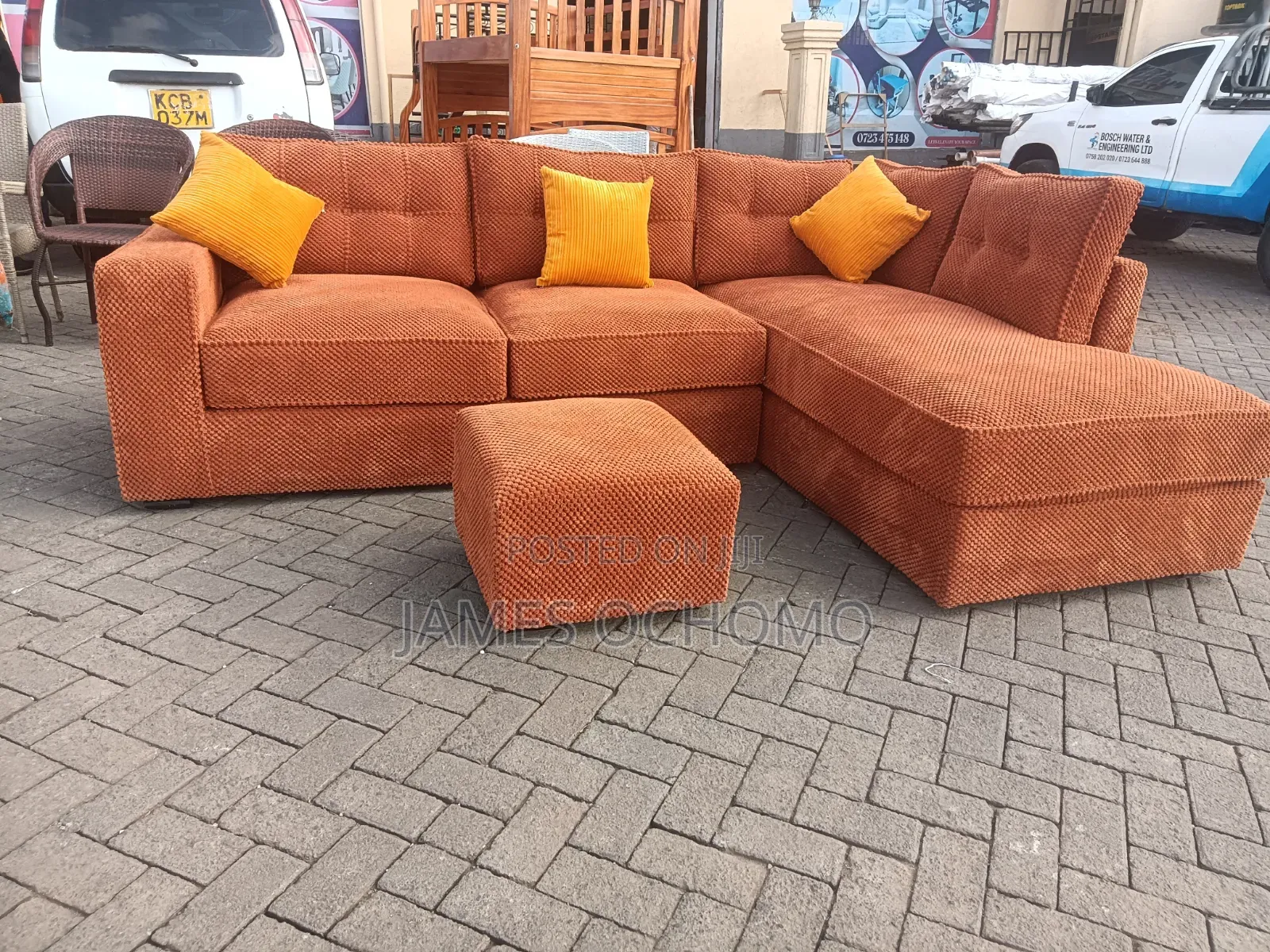 L Shaped Seat