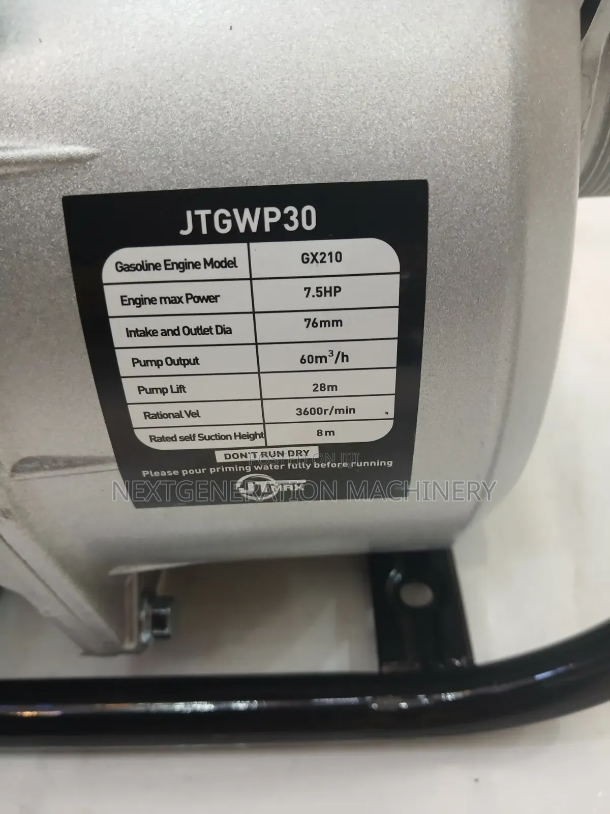 Jtmax Gasoline Water Pump