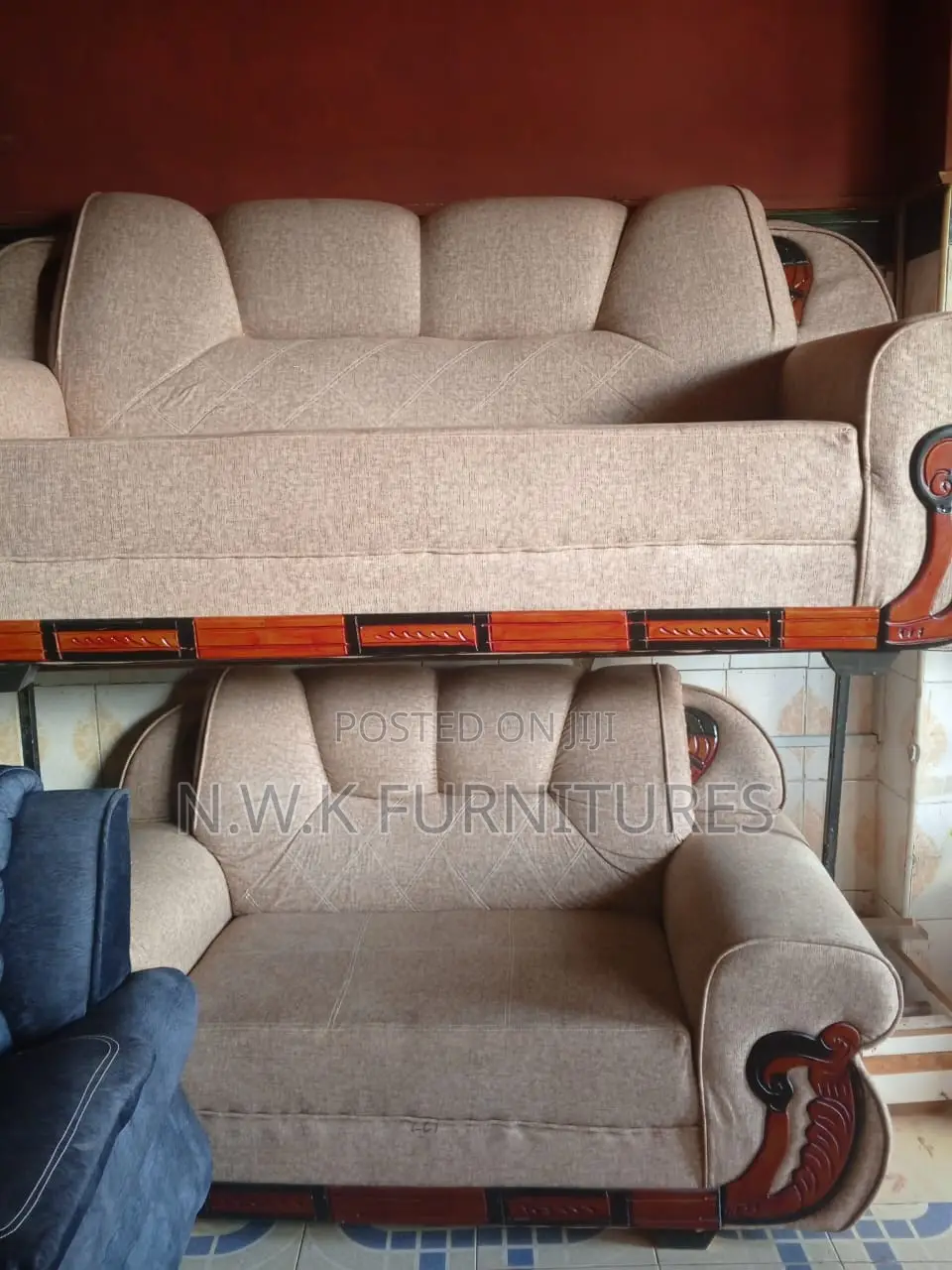 Beige Sofa Set