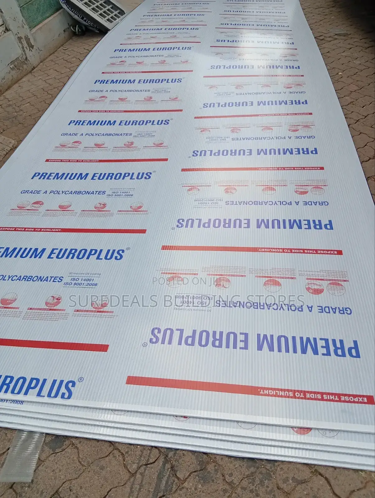 Polycabonate Sheets 2.1meters by 5.8meters