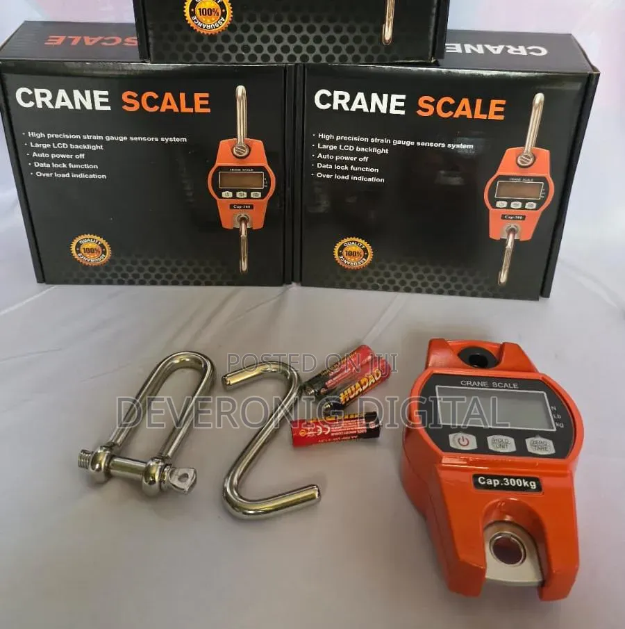 300kgs Crane Scale Black