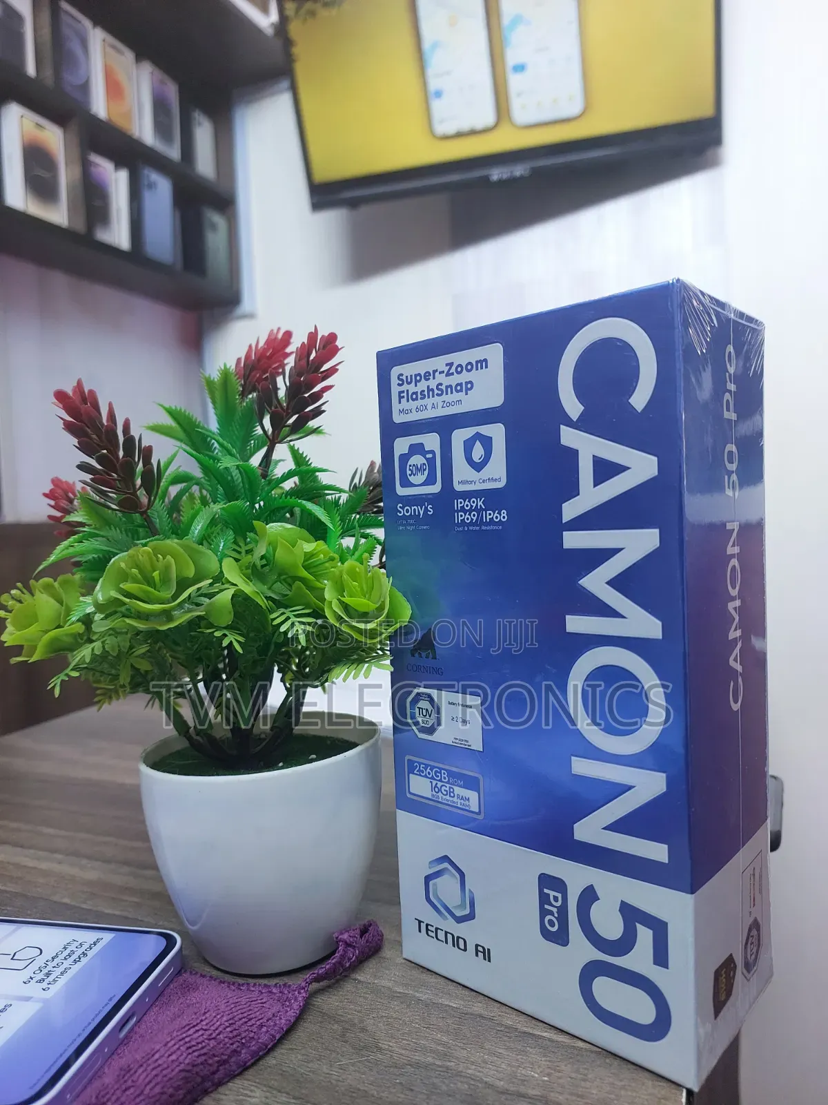 New Tecno Camon 50 Pro 256 GB Black