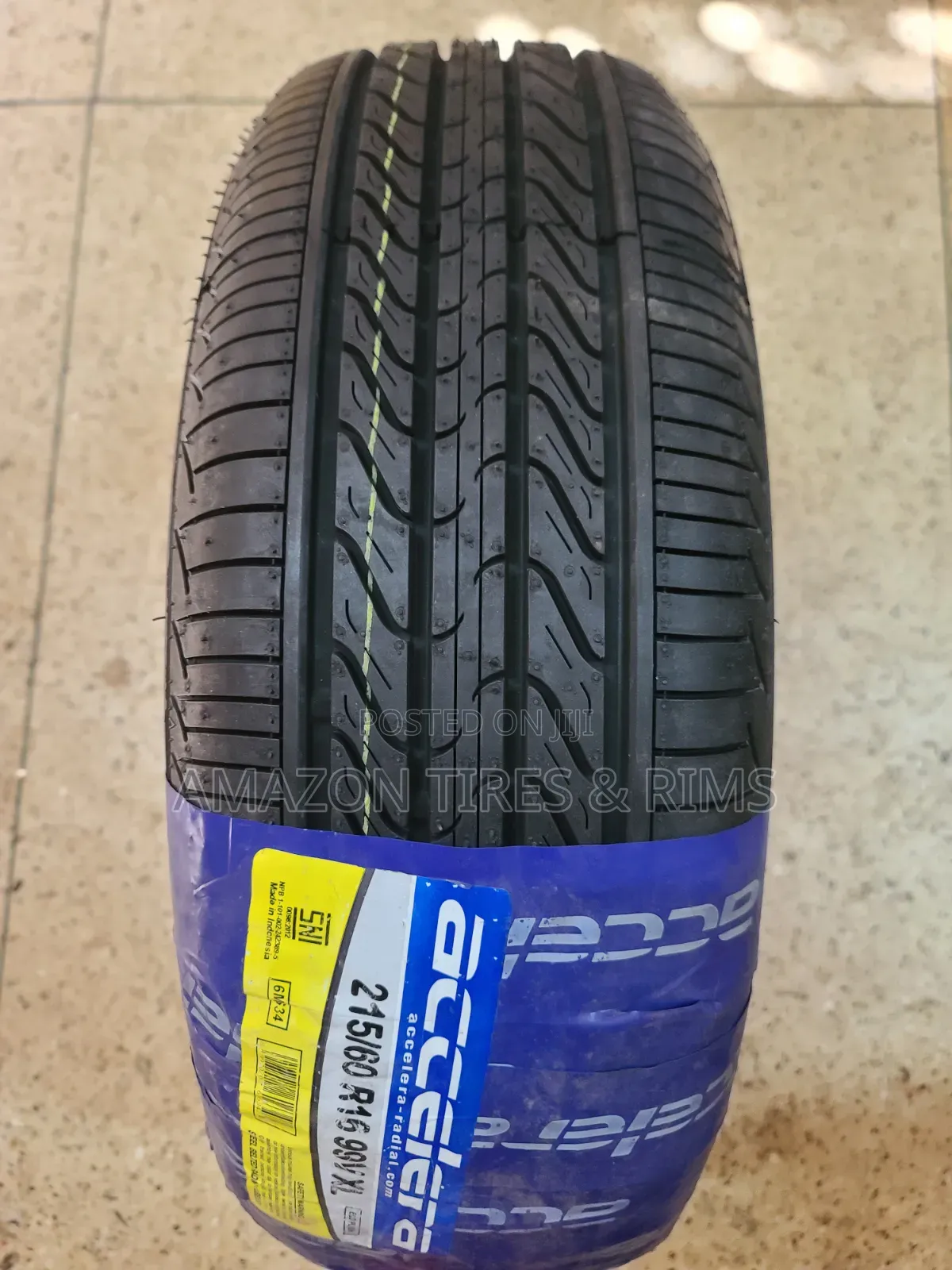 215/60 R16 Accelera Tyres 99v X/L Made in Indonesia