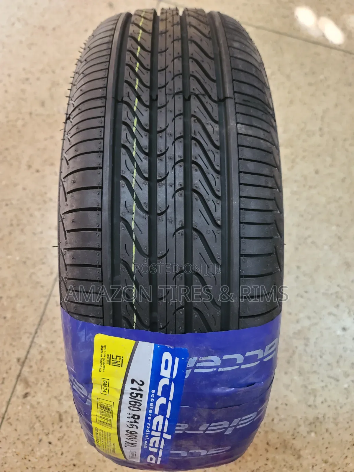 215/60 R16 Accelera Tyres 99v X/L Made in Indonesia