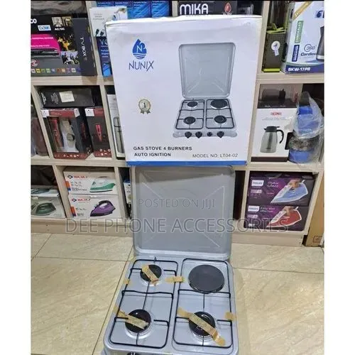 Nunix Lt04 02 Tabletop 3gas +1 Electric Burner Stove