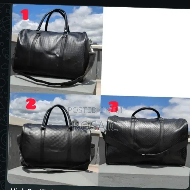 High Quality Leather Duffel Bag