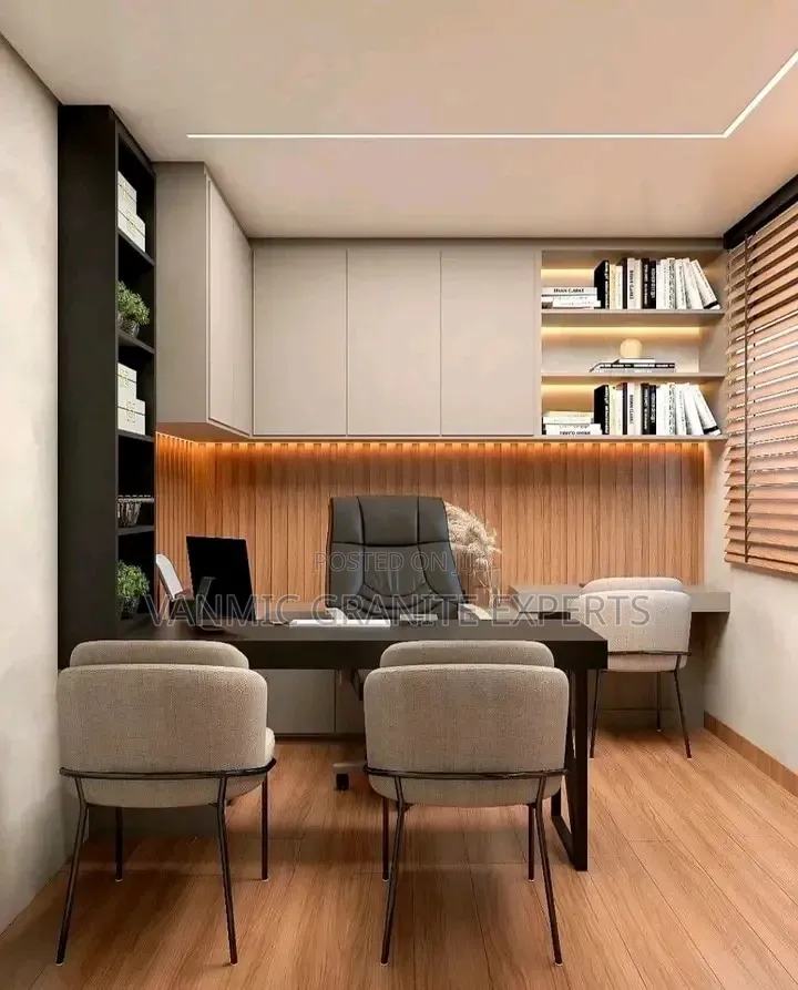 Office Cabinets Interior Fittings – Vanmic Granite Experts