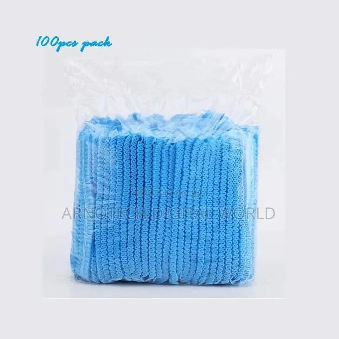 Disposable Non-Woven Hairnets,Protective Hair Head Covers