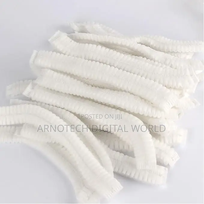 Disposable Non-Woven Hairnets,Protective Hair Head Covers