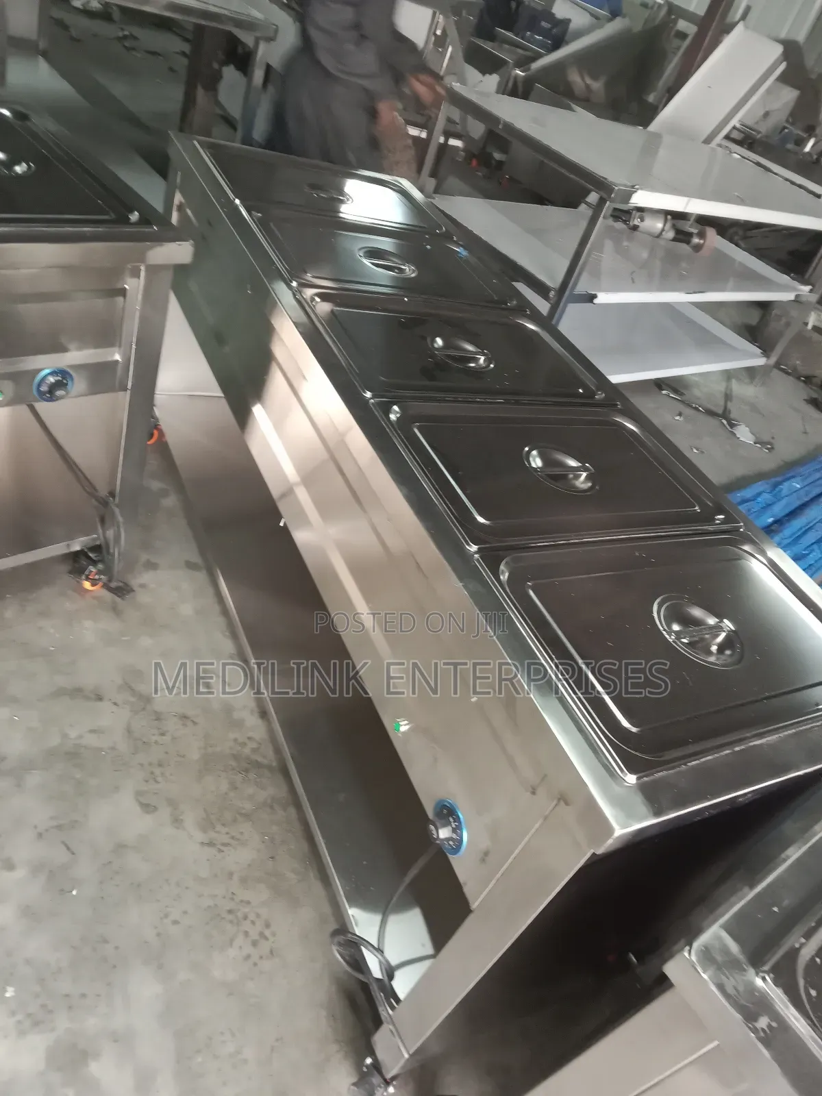 5-Insert Food Warmer Customized Stainless Steel