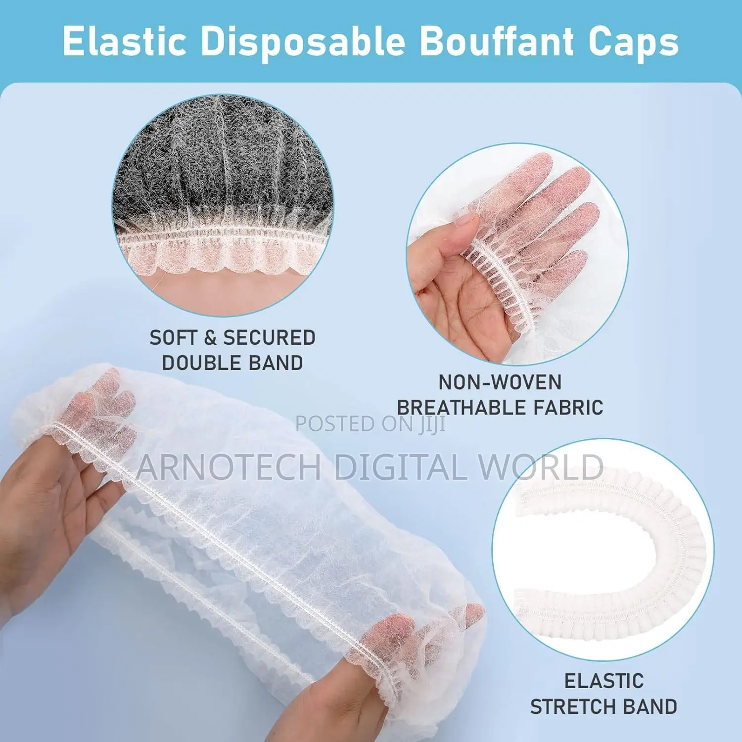 Hair Head Cover Net for Hygienic Use in Food Service, Healthcare