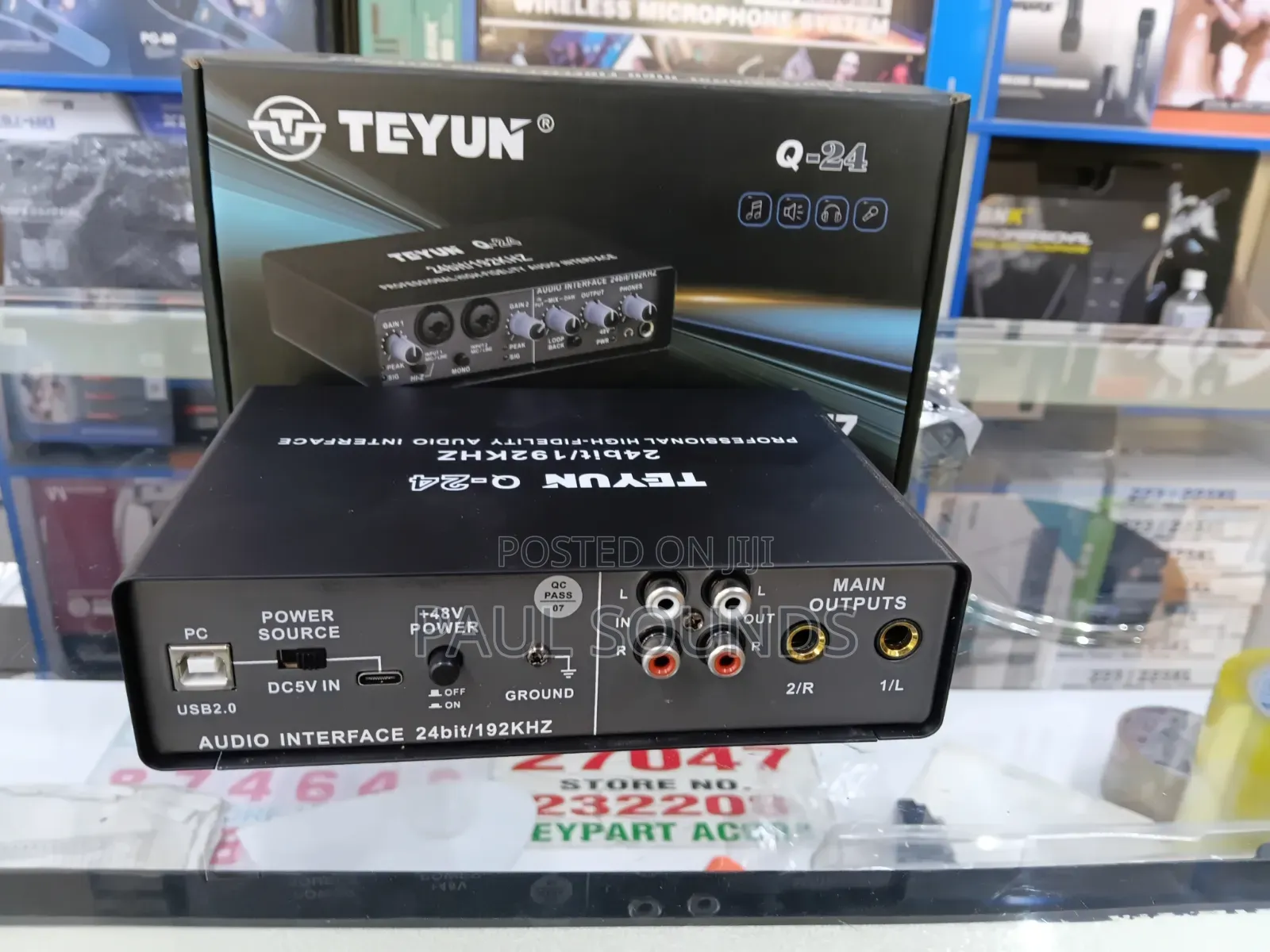 Teyun Q-24 24bit/192khz Professional High-Fidelity Audio Interface
