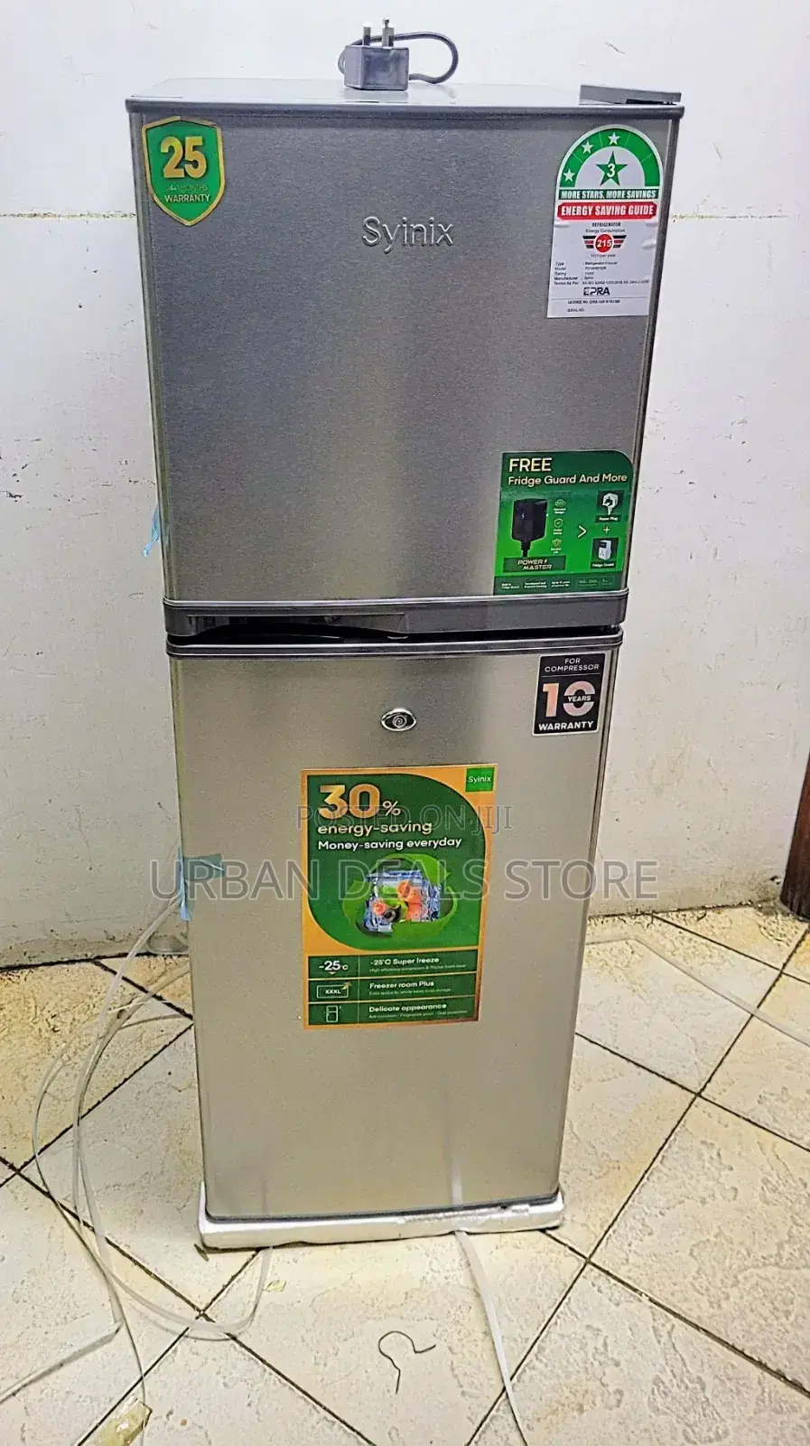 Syinix 137 Litres Double Door Refrigerator