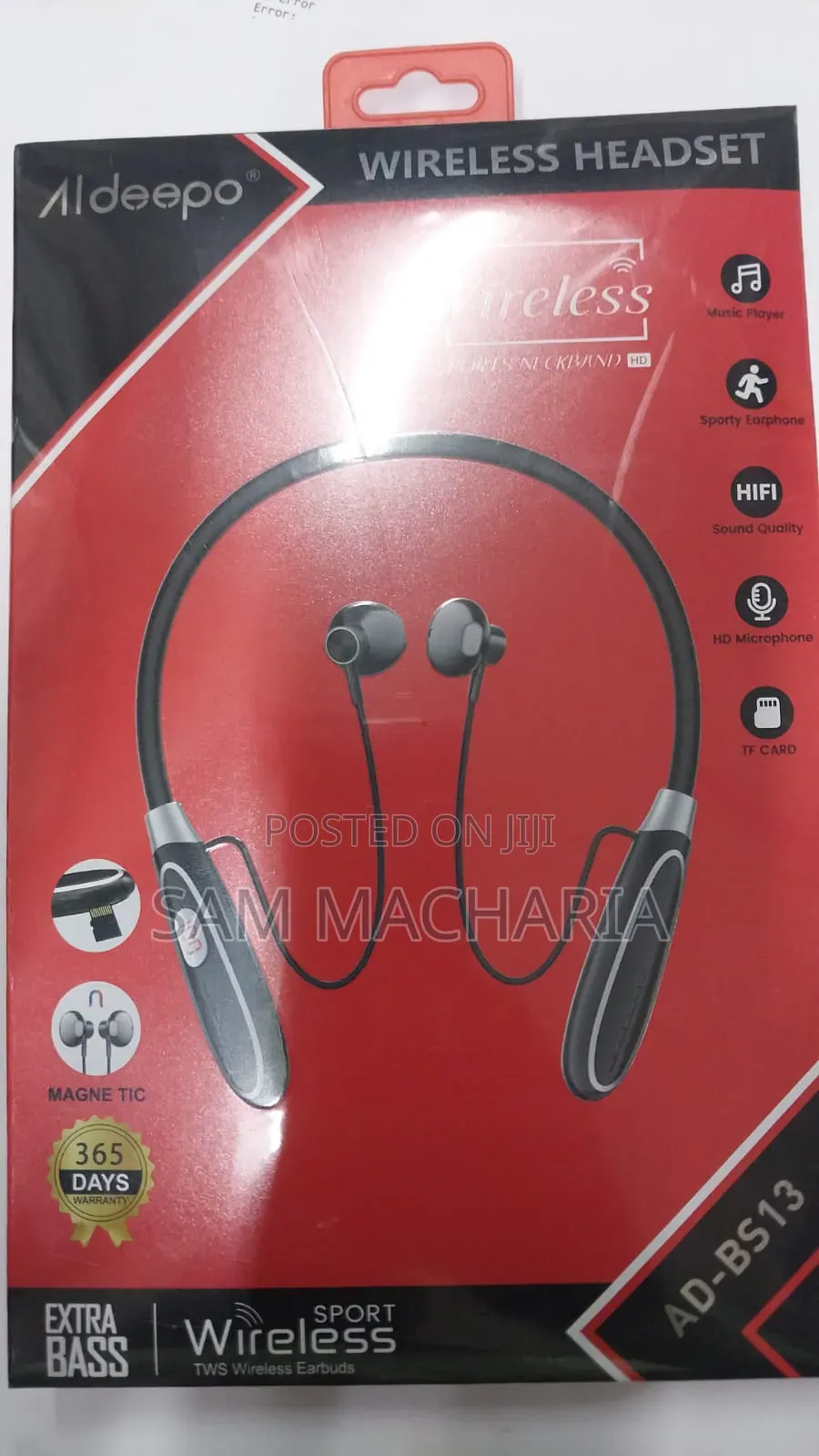 Aldeepo Neckband Headsets