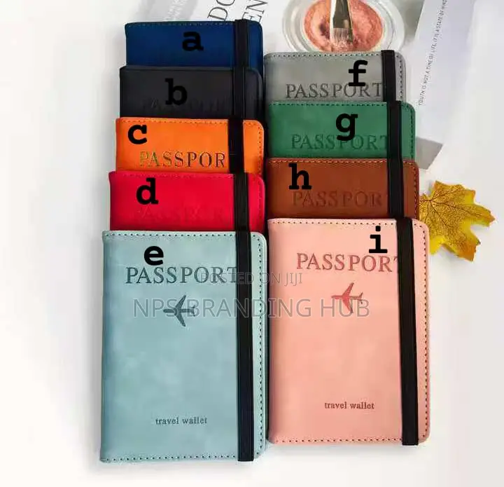 Leather Passport Holder Wallet (Rt