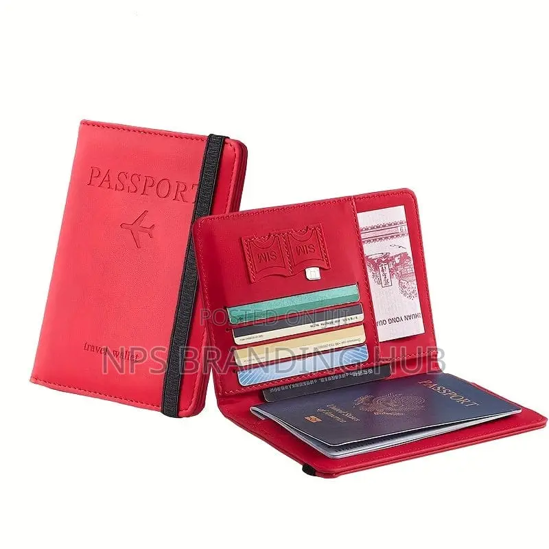 Leather Passport Holder Wallet (Rt