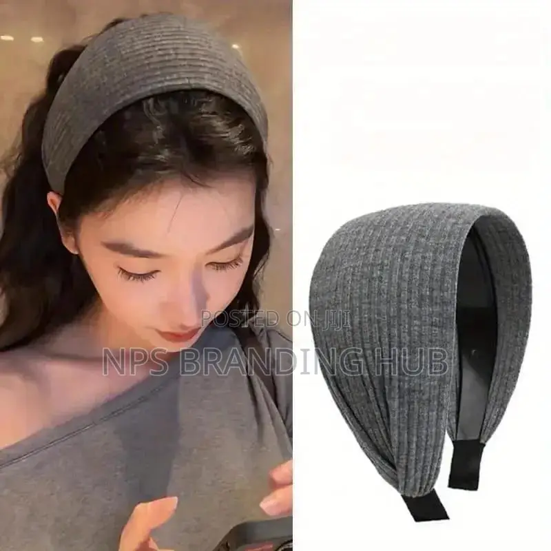 Anti-slip Ribbed Elastic Hairband (Rt