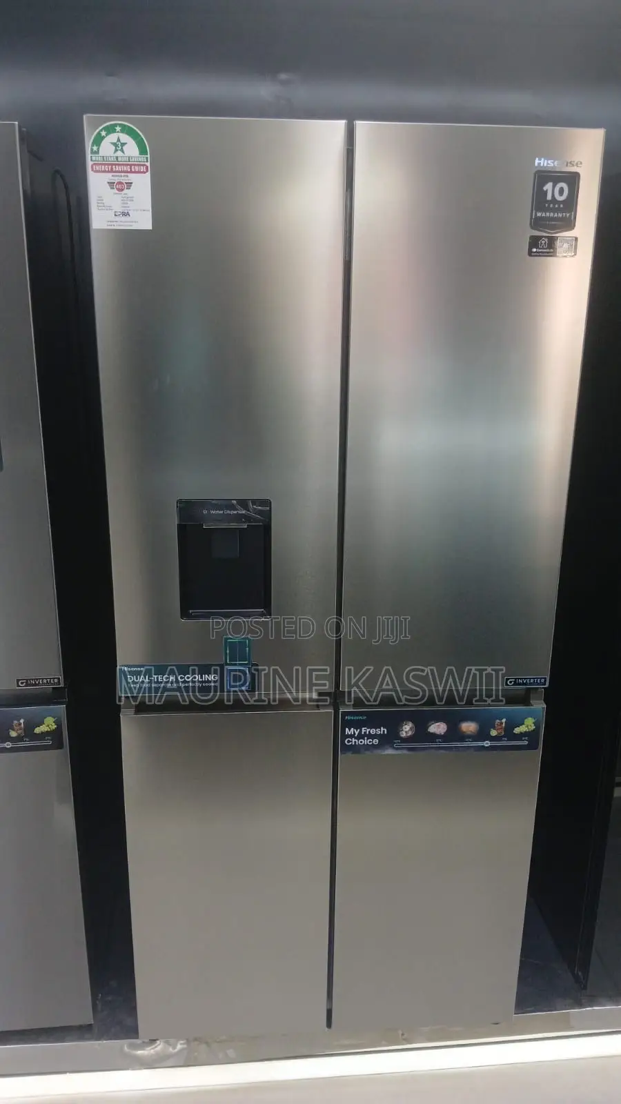 Hisense 470l 4 Doors Refrigerator With Water Dispenser