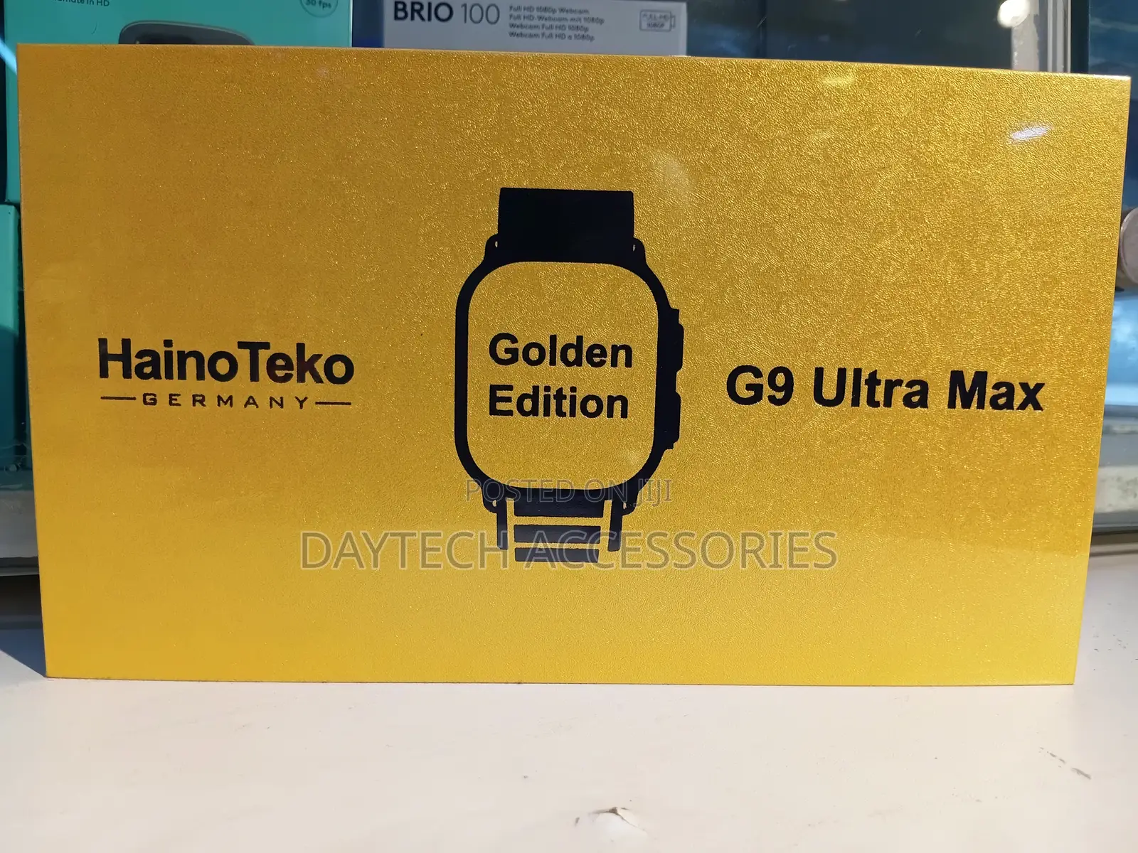 Hainoteko Smartwatch C9 Ultra Max Dual Strap Bluetooth Call.