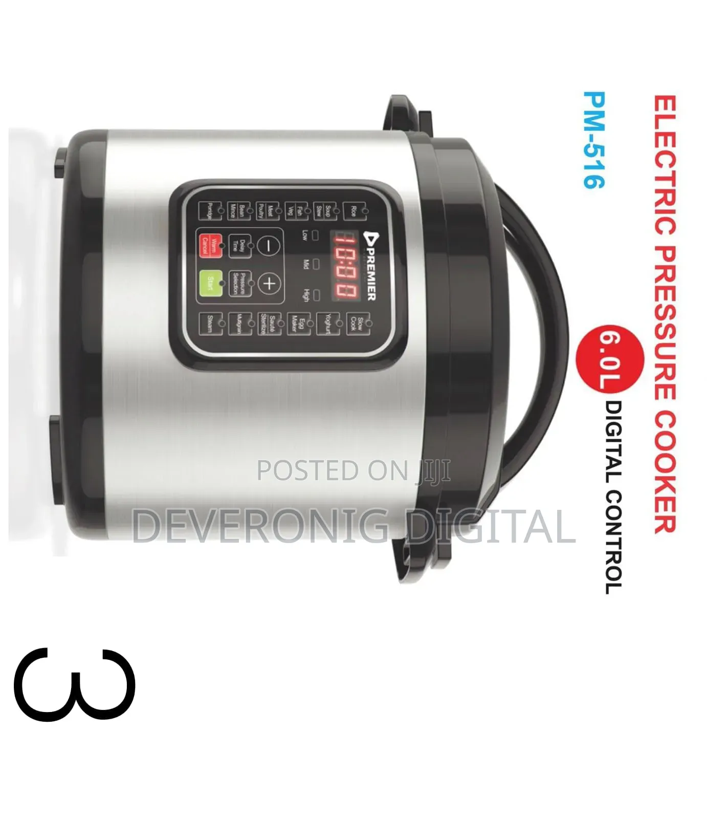 Electric Pressure Cooker 6.0l