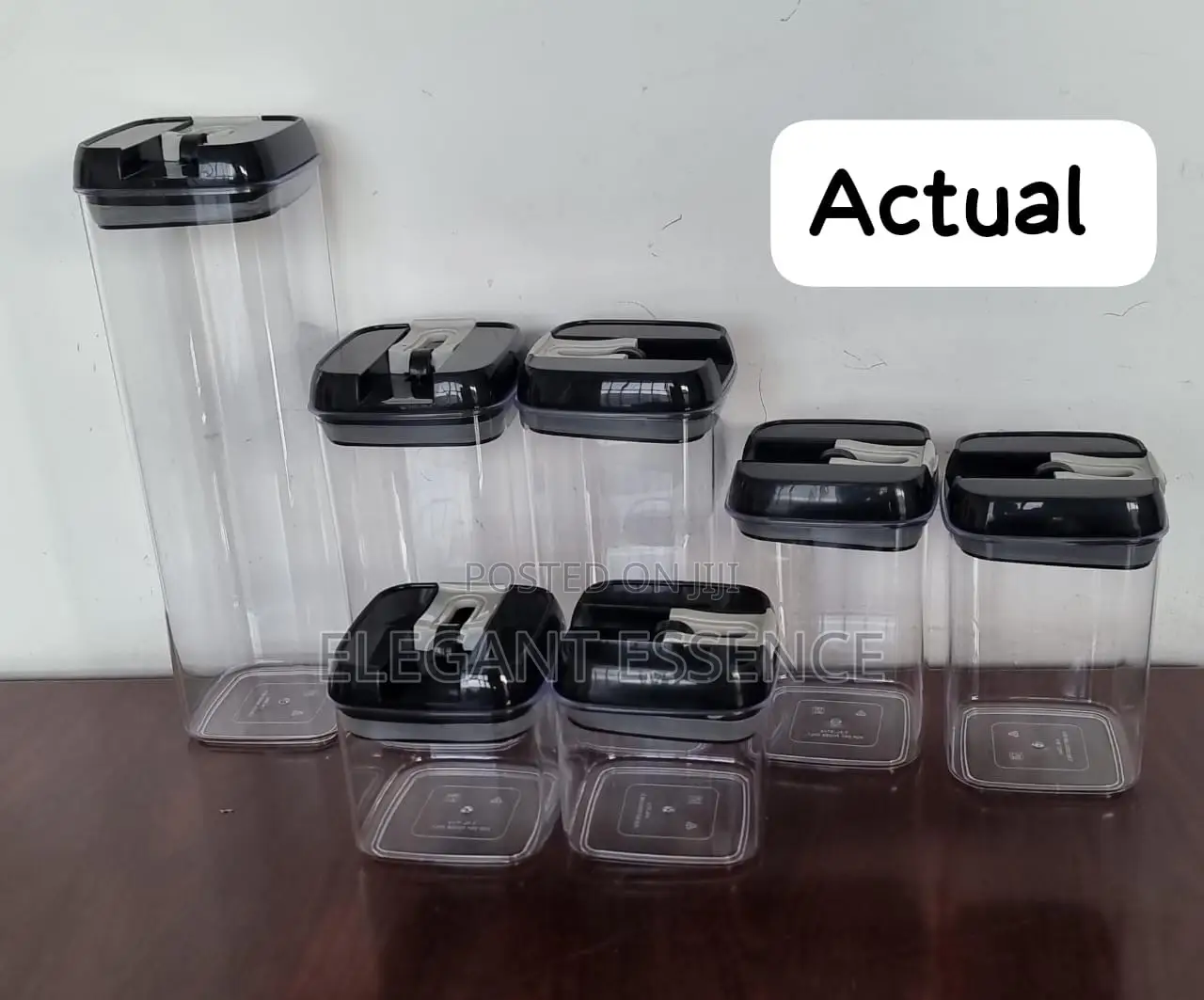 *Acrylic 7pc Food Storage Container Set*
