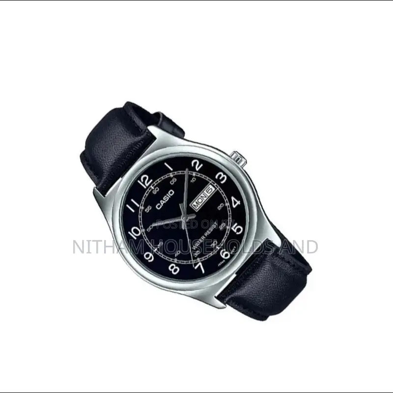 Casio MTP V006l 1b2udf Leather Analog Watch for Men