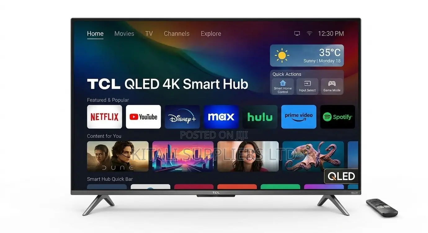 32" TCL Qled Smart Tv