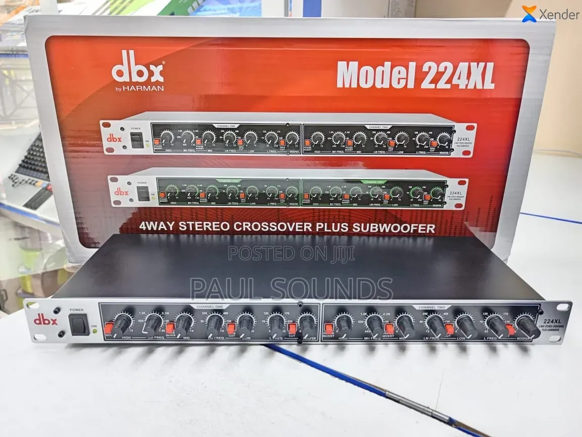 DBX Model 224xl 4-Way Stereo Crossover Plus Subwoofer