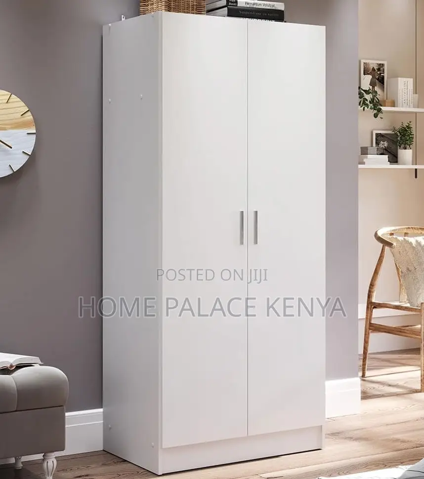 Wardrobe: Double Door Compact Bedroom Storage
