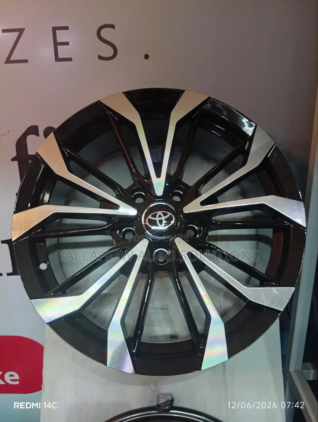 17-Inch Toyota Dual-Tone Alloy Rims