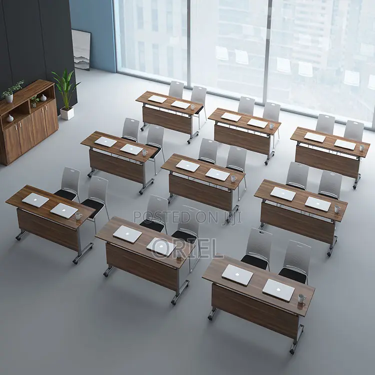 Office Table : 1.4m Foldable Training Office Seminar Table