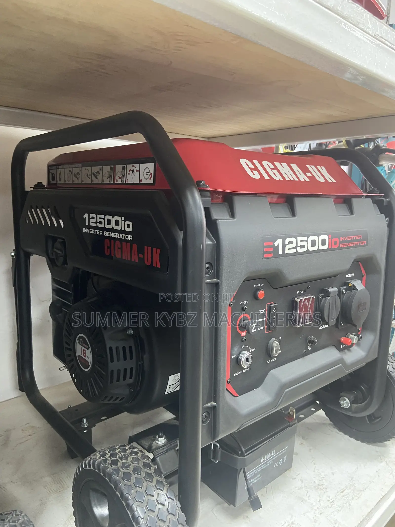 Cigma-Uk 12500io Inverter Generator 9kva 7kw