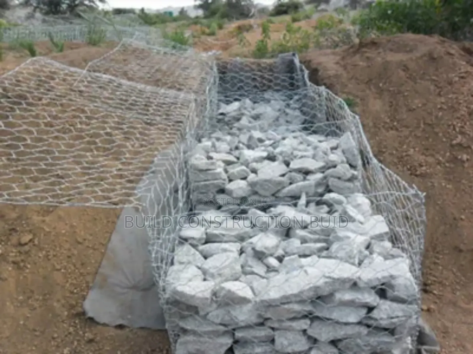 Galvanised Gabion Boxes 2 × 1 × 1 in Kenya